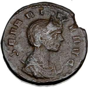  274AD Ancient Roman Coin EMPRESS SEVERINA / Fides & Sol 