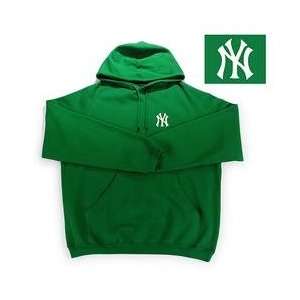   York Yankees Goalie Hooded Sweatshirt by Antigua Sport   Green Large