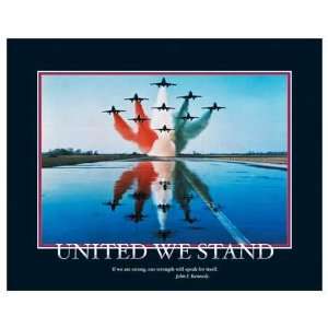 Patriotic   United We Stand by Motivational. Size 47.50 X 38.00 Art 