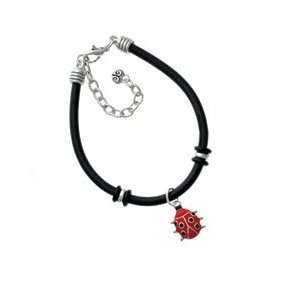  Red Ladybug Black Charm Bracelet [Jewelry] Jewelry