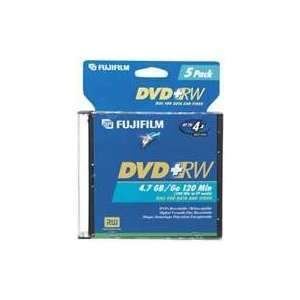  Fujifilm Media 25322075 DVD+RW 4.7GB 120 Mintes Disc 4X 