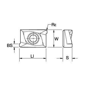  Hertel Angt2548pper10lghc225m Hertel Carb Milling Ins 