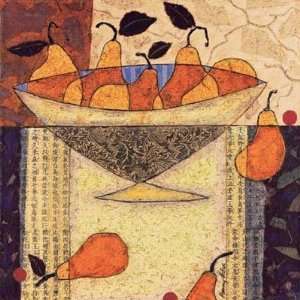  Asian Pears In Bowl By Penny Feder Highest Quality Art 