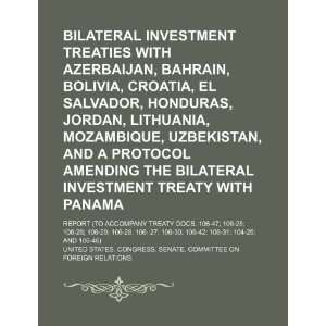  Bilateral investment treaties with Azerbaijan, Bahrain 