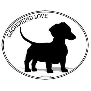  Dog   Decal   Bumper Sticker, DACHSHUND LOVE. Can be used for Cars 