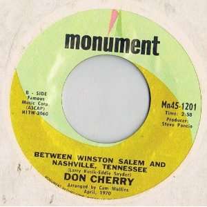   nashville (MONUMENT 1201  45 single vinyl record) DON CHERRY Music
