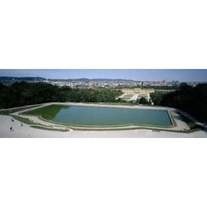  Pond at a Palace, Schonbrunn Palace, Vienna, Austria by 