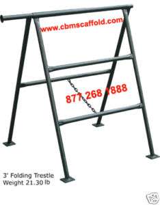 Brand New 3 A Frame Folding Trestle for Scaffolding  