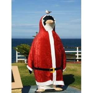  Tasmania, Penguin Town, Giant Penguin Dressed as Santa 