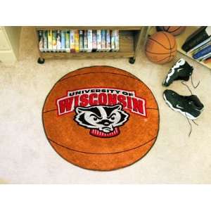  University of Wisconsin Badger   Basketball Mat Sports 