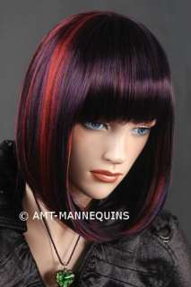 Synthetic hair wig w/ highlights for party girls   #422  