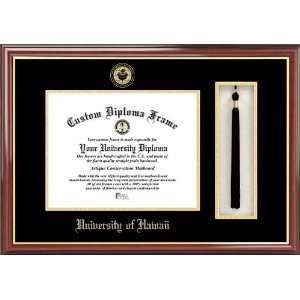  University of Hawaii Warriors   Embossed Seal   Tassel Box 