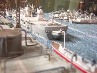US   NATO Base 1/700 DIORAMA with ships, subs, planes  