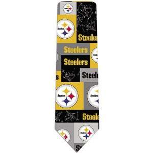    Steelers Ralph Marlin NFL Block & Play Tie