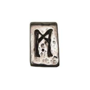 Man   The Union of Heaven and Earth, Two Sided Rune Astrology Pewter 