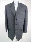 CANALI MENS Gray Wool Blazer Jacket Sz Euro 56R  