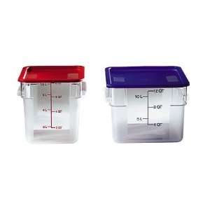  Square polycarbonate container with handles, 6 quart 