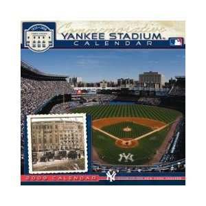  New York Yankees 2009 MLB Monthly 12 X 12 STADIUM WALL CALENDAR 