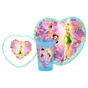    Disney Fairies TINKERBELL Dinnerware 3 Piece Boxed Set Baby