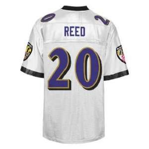  Baltimore Ravens jersey #20 Reed white jerseys size 48 56 