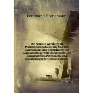   Und SozialpÃ¤dagogik (German Edition) Ferdinand Hornemann Books