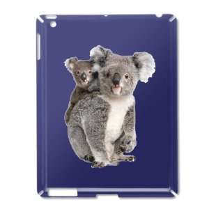 iPad 2 Case Royal Blue of Koala Bear and Baby