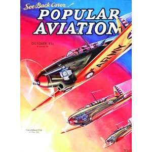  Popular Aviation October, 1934 by Flying Magazine. Size 