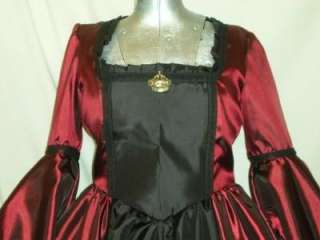 Renaissance Tudor Medieval SCA Anne Boleyn madrigal Dress Gown