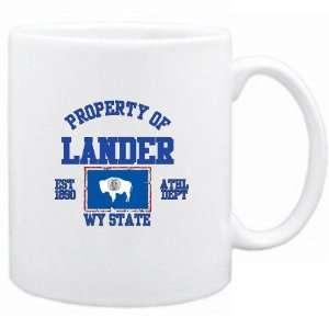  New  Property Of Lander / Athl Dept  Wyoming Mug Usa 