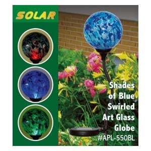  BLUE Solar Garden Globe or Ball Stake Psychadelic & Color 