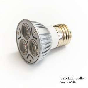 eTopLighting, E26 Brightest 120V 3W LED Bulb Warm White LED Spot Bulb 