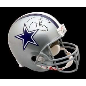  Tony Romo Autographed Dallas Cowboys Deluxe Replica Helmet 