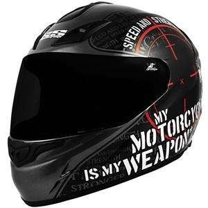  Speed and Strength My Motorcycle is My Weapon Helmet 