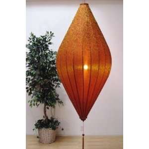  8 Foot Silk And Bamboo Lantern   Sun