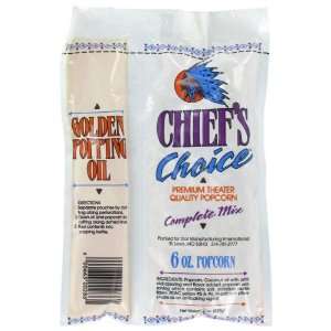 Star Mfg. Chiefs Choice Portion Pack Popcorn w/ Oil & Butter Salt 
