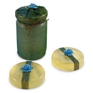  Aromatherapy soaps and candle, Cool Rosemary