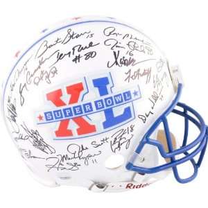  Super Bowl MVPs Autographed Pro Line Helmet  Details 37 