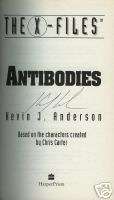 SIGNED The X Files   Antibodies by Kevin J. Anderson +  