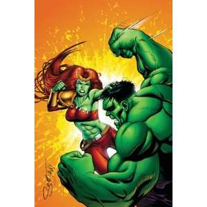   Hulk Team Up #1 Lyra and Hulk by Steve Scott, 48x72