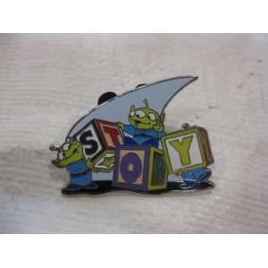  Disney Pin Toy Story Blocks with Little Green Men Zoetrope 