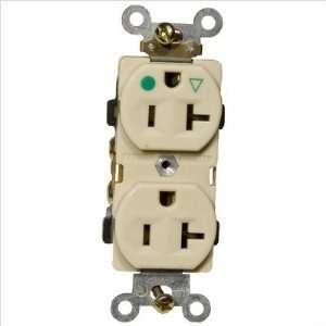  Morris Products Isolated Ground Duplex Receptacle Ivory 
