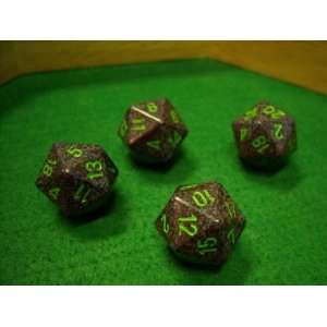  Speckled Earth 20 Sided Dice Toys & Games