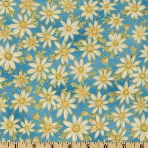  44 Wide Under The Australian Sun Blossoms Jewel Fabric 