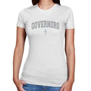  NCAA Austin Peay State Governors Ladies White Logo Arch 