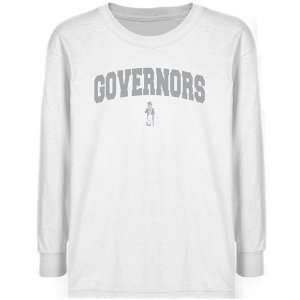  NCAA Austin Peay State Governors Youth White Logo Arch T 