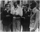 Jesse Owens,USA Olympic Team,signing autographs,Lon​don hotel,1936 