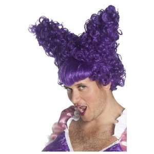  Smiffys Ugly Sister Wig, Purple, With Curls Toys & Games