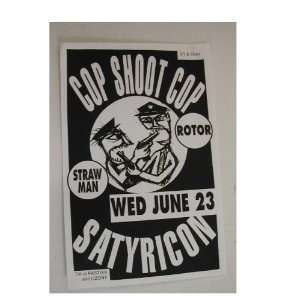  Cop Shoot Cop Handbill Poster Cops Bitting Guns 