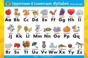   Uppercase & Lowercase Alphabet Teach Me Mat by School 