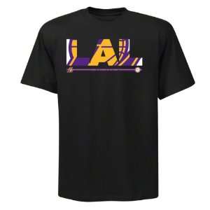  Los Angeles Lakers Black NBA on ESPN Cityscape T Shirt 